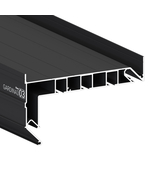 Профиль Flexy GARDINA3 03 с боковой заправкой черный 2,2 м