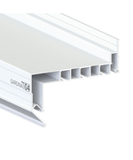 Профиль Flexy GARDINA3 04 с нижней заправкой белый 2,2 м