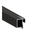 Профиль Flexy BRUS 04 (ПФ 8674) черный 2,0 м
