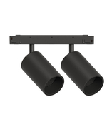 GRAFFIT Трековый светильник TWIN-SPOT LED 2*10W 48В 4000K 36° черный