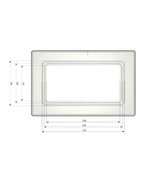 Платформа универсальная прямоугольная 155*75/165*85/175*95мм под ZOOM/SKILL DUO