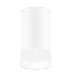 Светильник накладной EKS GU10/MR16 ART GLASS с подсветкой белый 55*100