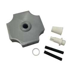 Точечное крепление для подвесных светильников и люстр белое