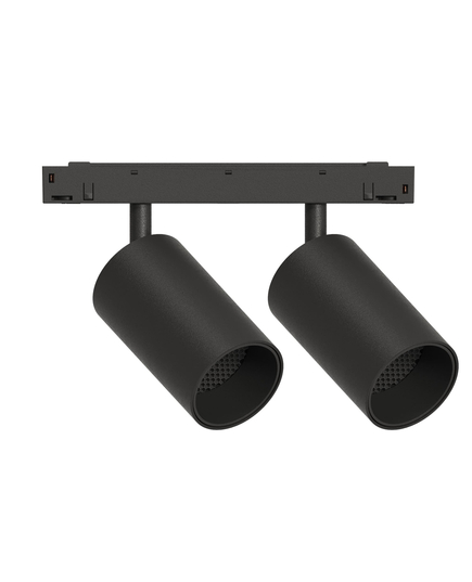 GRAFFIT Трековый светильник TWIN-SPOT LED 2*10W 48В 3000K 36° черный