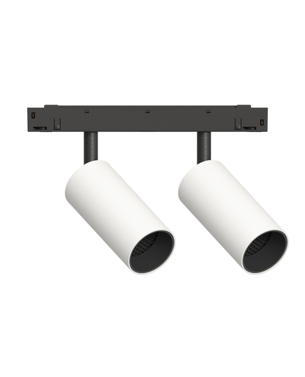 GRAFFIT Трековый светильник TWIN-SPOT LED 2*6W 48В 3000K 36° белый