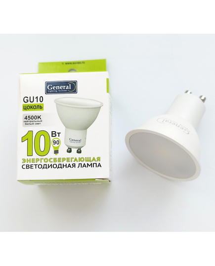 Лампа General, MR16/GU10, 10W, 4500К