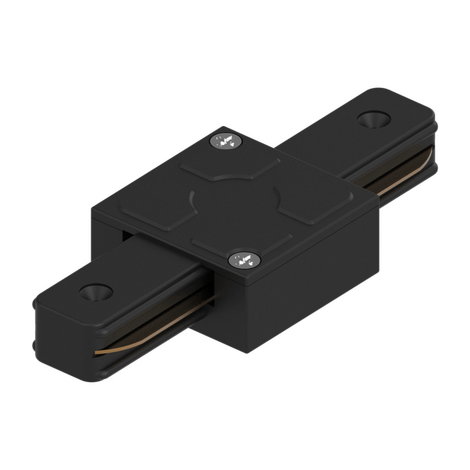 Коннектор прямой для шинопровода, LD1006 для CAB1005, черный