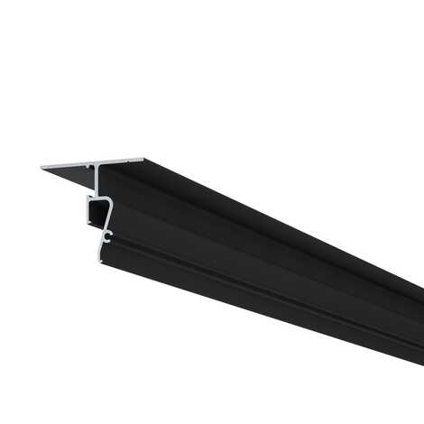 Профиль Алформ Contour-Pro LED Потолочный Черный Парящий со вставкой 2,0 м