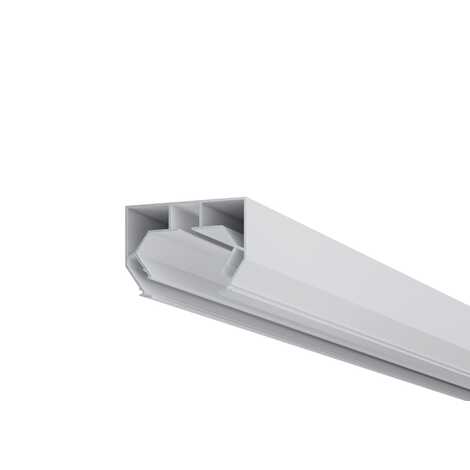 Профиль Алформ АМ 1 Гардина однорядная (Белый) (3,2 м)