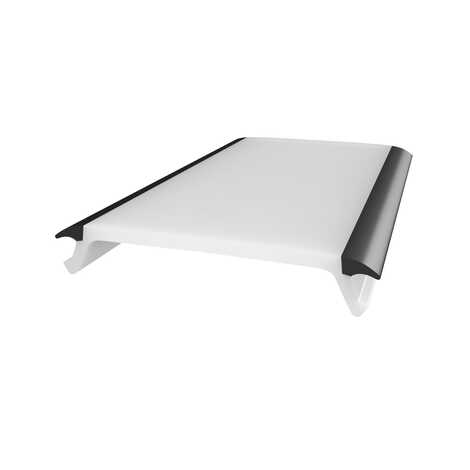 Вставка ПВХ Алформ с черной окантовкой для профилей Gamma-35 и X30