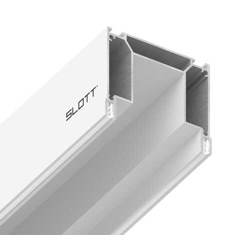 Профиль SLOTT INTRUDER для трехфазного трека со скрытым фиксатором белый 2,0 м