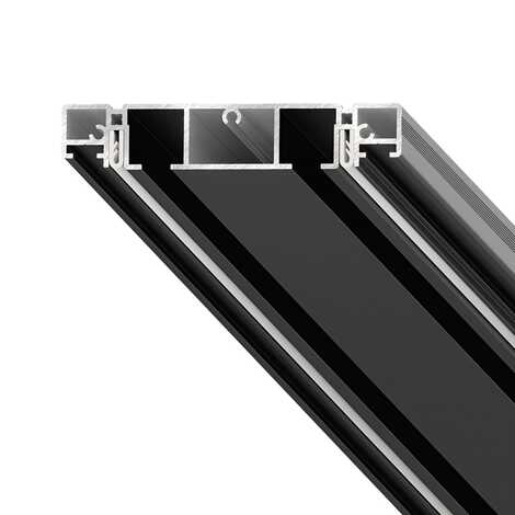 Профиль Kraab карнизный SLIM ROAD 02 черный 3,0 м