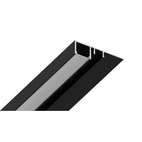 Профиль Kraab MADERNO вставка в конструкционный профиль для вертикальной подсветки черный 2,0 м