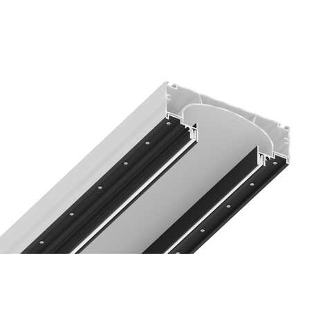 Профиль Kraab нишевая световая линия SLOTT 50 черно-белый 2,0 м