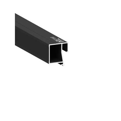 Профиль Flexy BRUS 04 (ПФ 8674) черный 2,0 м