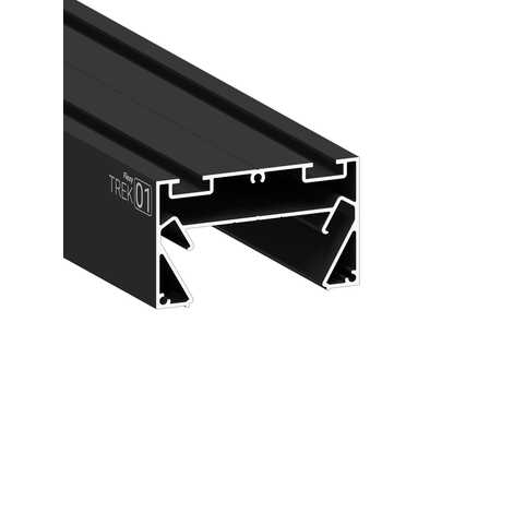 Профиль Flexy TREK 01 (ПФ 8049) черный 2,0 м
