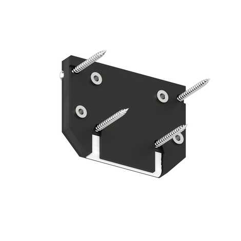 Торцевая заглушка для световой линии SLOTT CANYON черная