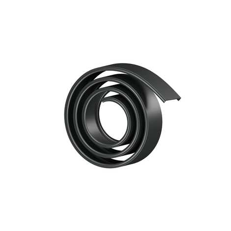 Рассеиватель Vega поликарбонатный черный матовый 30 мм 1,0 м