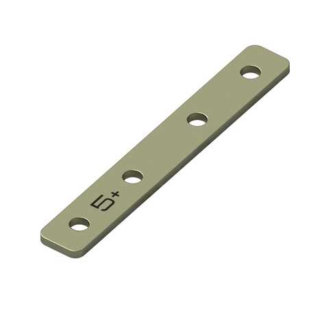 Соединитель прямой 67*9,5*1,5 мм для профилей 5+