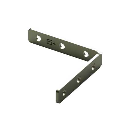 Соединитель угловой вертикальный 50*50*9,5*1,5 мм для профилей 5+