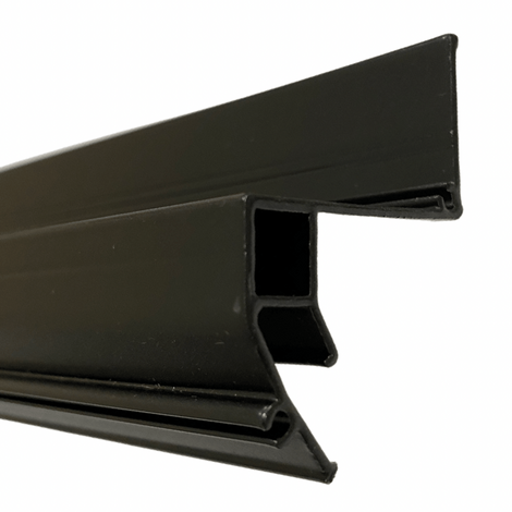 Профиль СП-4 Парящий, черный 2 м