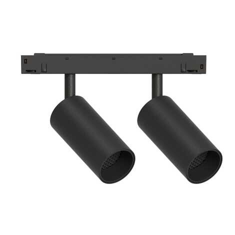 GRAFFIT Трековый светильник TWIN-SPOT LED 2*6W 48В 4000K 15° черный