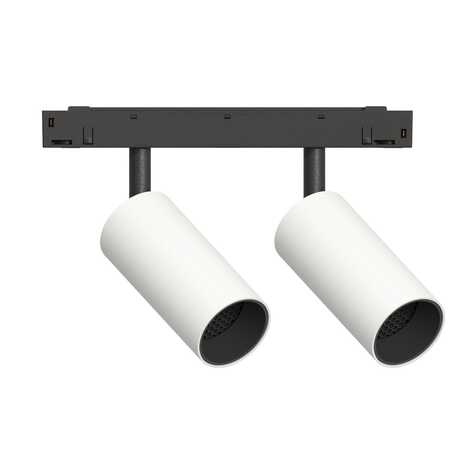 GRAFFIT Трековый светильник TWIN-SPOT LED 2*6W 48В 4000K 36° белый