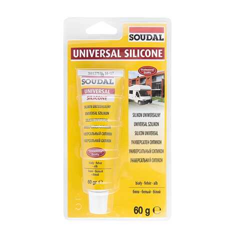 Герметик Soudal (Универс.силикон белый) 60 гр.