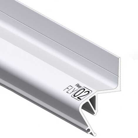 Профиль ПФ 8406 "Парящий под вставку" некрашенный 2м