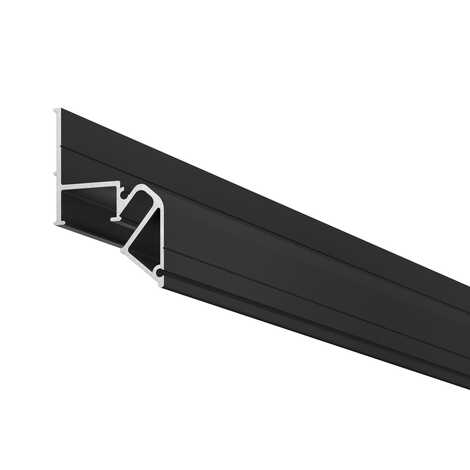 Профиль Air X парящий с уклоном 2м черный (под вставку)