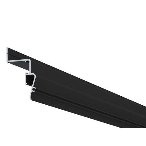 Профиль Alteza Contour-Pro LED, парящий под вставку, чёрный (2м)