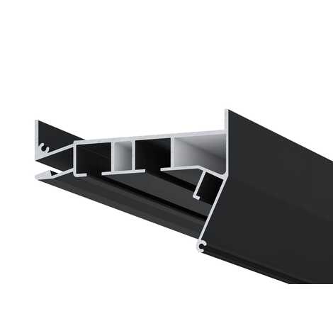 Профиль Парсек AL Гардина ПК15 ЧЕРНЫЙ (2-х рядная) 3,6м