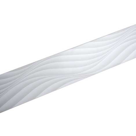 Бленда ВОЛНА 3D 85 мм Белая 1м