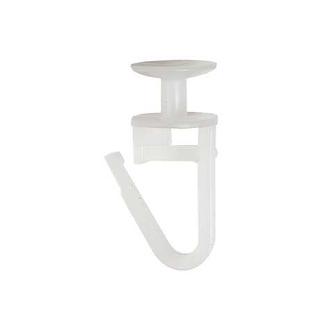 Крючок-гвоздик для ПК Гардин (100шт) белый