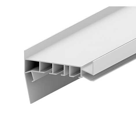 Профиль Парсек AL Гардина ПК5 белый (3-х рядная) 4м