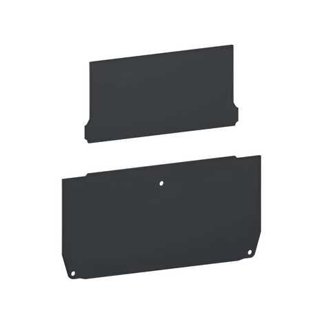 Заглушка торцевая черная к ПФ 122-311 (3255)