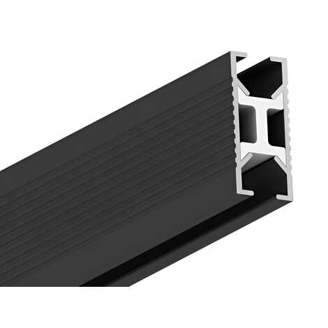 Карниз гибкий МОК однорядный ЧЕРНЫЙ 3м