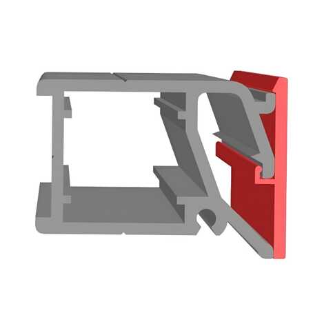 Профиль Прозет БП20 алюминиевый 2,5м (для люков)