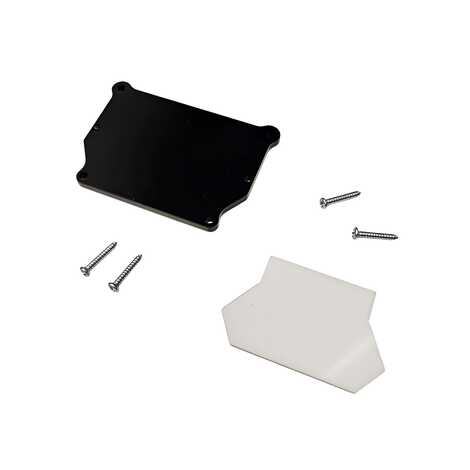 Торцевые заглушки АМ1 белый (комплект 1шт)