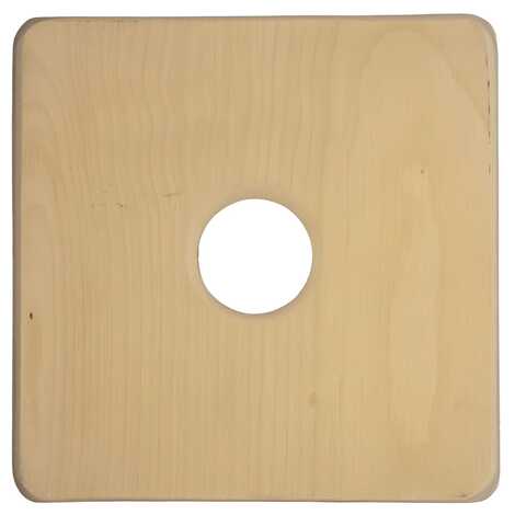 Закладная деревянная под люстру 30х30