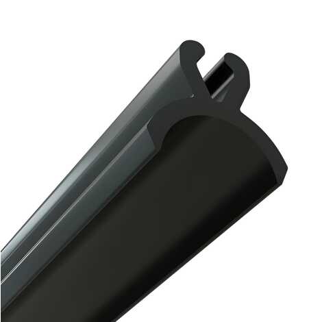 Вставка теневая в разделитель, чёрная.