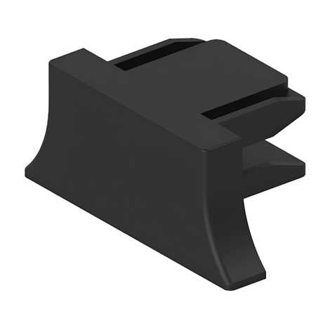 заглушка для шинопровода, черный