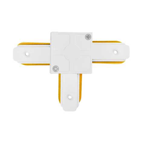 Коннектор Т-образный для шинопровода, белый