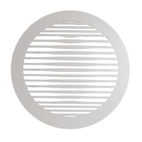 Магнитная решетка D 125 белая - Горизонтали