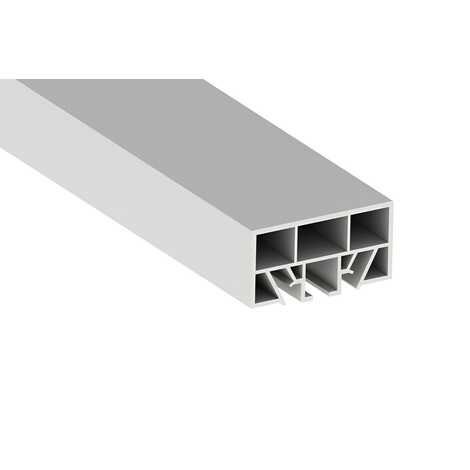 Профиль ПВХ Гардина Однорядная (Аналог АМ1) Белый 2мПрофиль ПВХ Гардина Однорядная (Аналог АМ1) Белый 2м