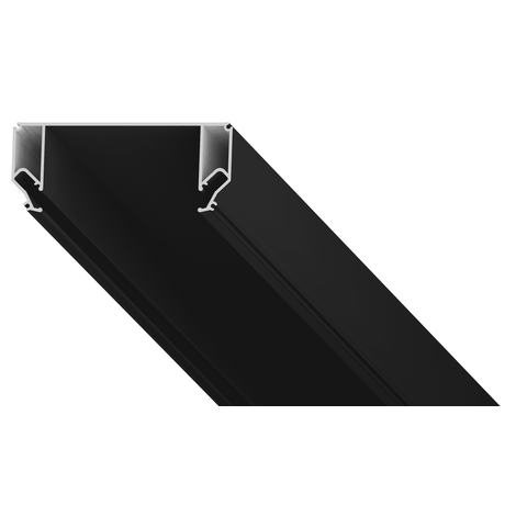 Профиль LumFer N02 Silver (ниша) 2,0 м ниша черный