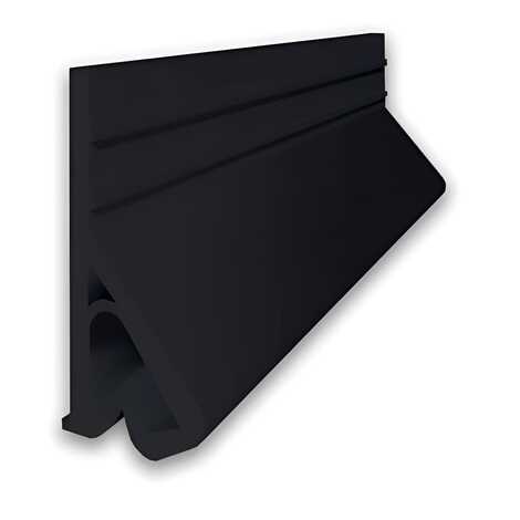 Профиль ПВХ д/ткани (стен., черный, 2м)