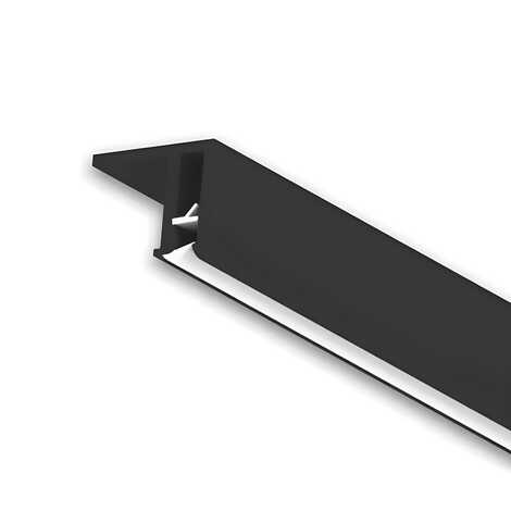 Багет потолочный ПВХ Йошка черный 2,0 м