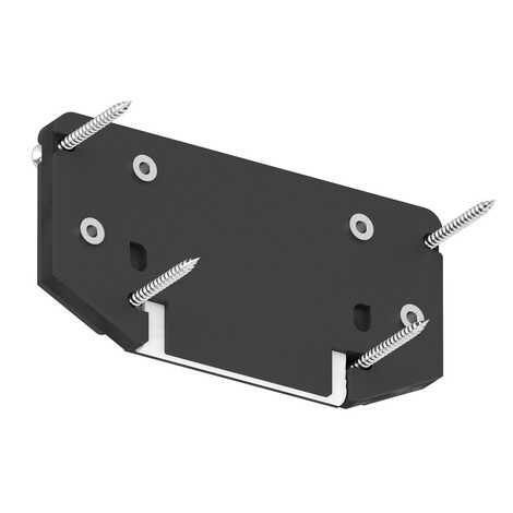 Торцевая заглушка для нишевой световой линии SLOTT 35 черная