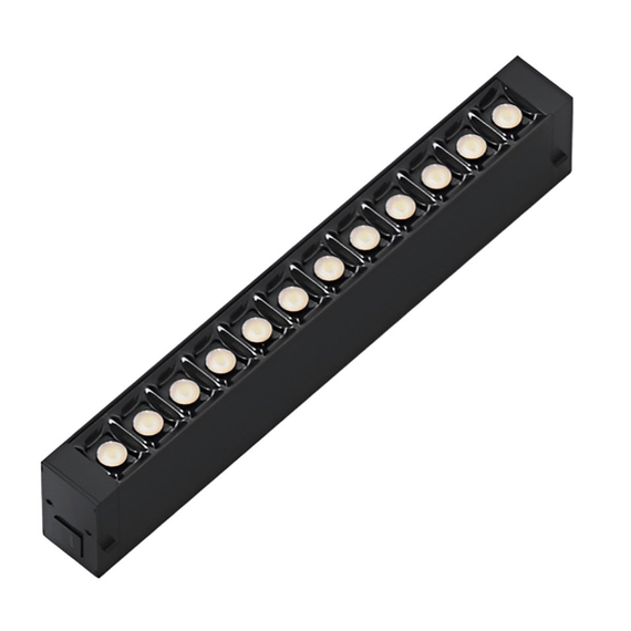 Трековый светильник Luminotti FLAT MASK, 9W, 810 lm, черный